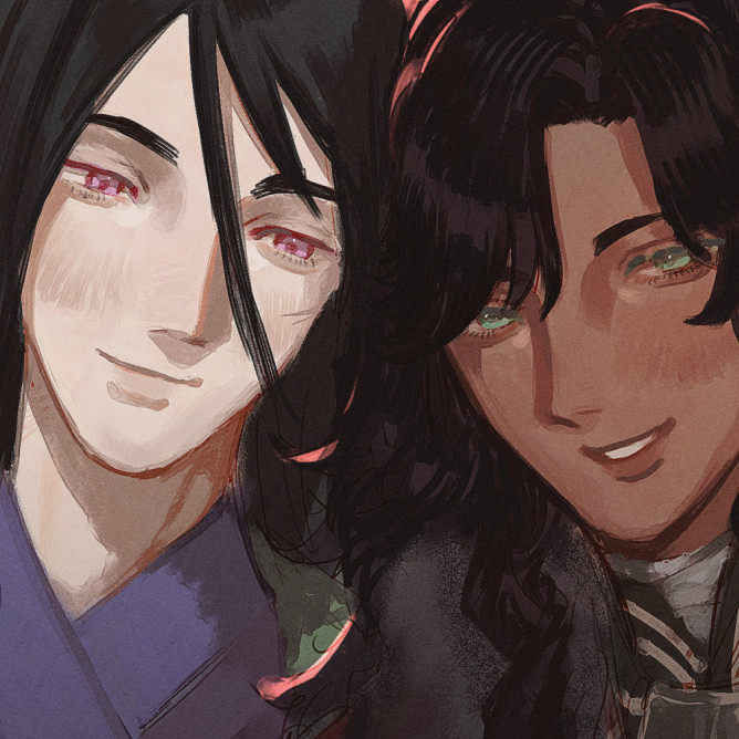 ArtFight 2025 - Sainvrier & Floressas OCs: Hisao & Erdene